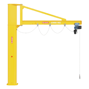 Donati GBA Push Slew Jib Crane - Overbraced - 300° Rotation - 125kg-2t WLL