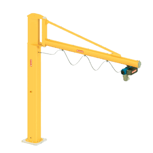 Donati GBA Push Slew Jib Crane - Overbraced - Channel Profile - 300° Rotation - 63kg-1t WLL