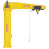 Donati GBR Series Electrically Rotated Column Jib Crane Yellow with hoist