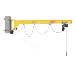 Donati MBE Powered Slew Wall-Mounted Jib Crane - Underbraced - 290° Rotation - 500kg-2t WLL