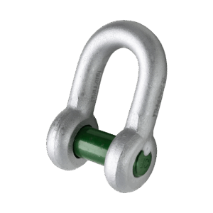 Green Pin® Flush Fishing Dee Shackle with Double Safety Plug – GPFFDS, Grade 6 Galvanised Offshore & Aquaculture Shackle