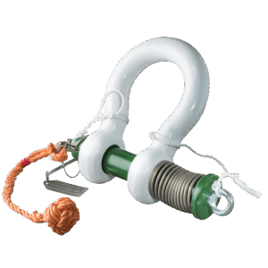 Green Pin® Spring Release ROV Shackle – GPROV5367, Grade 8 Polar Alloy Steel Offshore Subsea Shackle