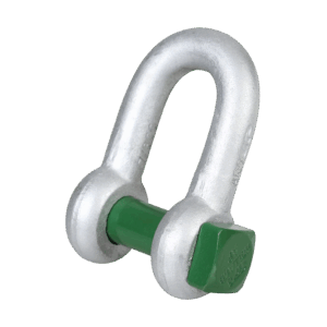 Green Pin® Square Head Dee Shackle – GPSQD, Grade 6 High Tensile Steel Hot-Dip Galvanised Lifting Shackle