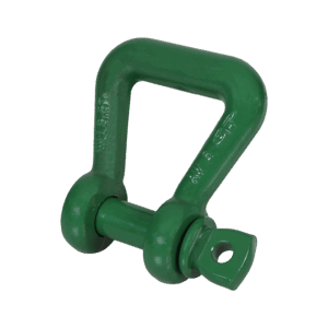 Green Pin® Web Sling Shackle with Screw Collar Pin – GPWSS, Grade 8 Alloy Steel Lifting Shackle for Web Slings