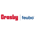 Crosby Feubo morring solution equipment logo red and blue