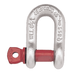 Crosby G-210 Screw Pin Chain Shackle – Grade 6 Galvanised Lifting Shackle