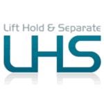 Lift Hold & Separate magnetic and vacuum systems logo blue