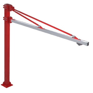 Lifts All Jib Crane LA – Industrial Jib Crane (125 kg Capacity, 2.5–5 m Range)