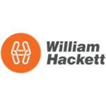 William Hackett lifting chains logo orange and black