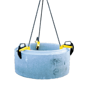 Camlok® BTG Concrete Pipe Lifting Clamps – 3-Leg Set with Chain Sling - 1.5-3t WLL
