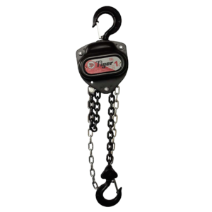 Tiger TRCB Industrial Chain Block black with suspension hook and lifting hook