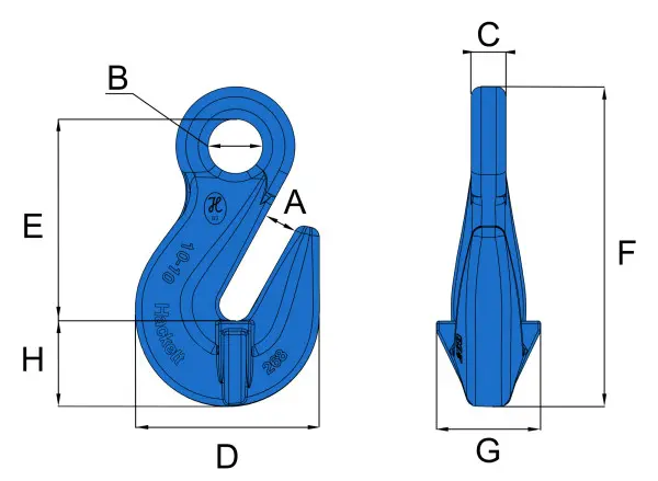 William Hackett 10-H06 eye grab hook