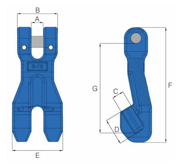 William Hackett 10-H10 Clevis Clutch