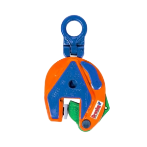 Crosby IPU10H Vertical Plate Lifting Clamp for Hard Materials with Hinged Hoisting Eye - 500kg to 6t WLL