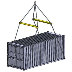 Dale Container Lifting Spreader Frame Set 30T WLL with Camlok CLB Lugs (20ft/40ft)