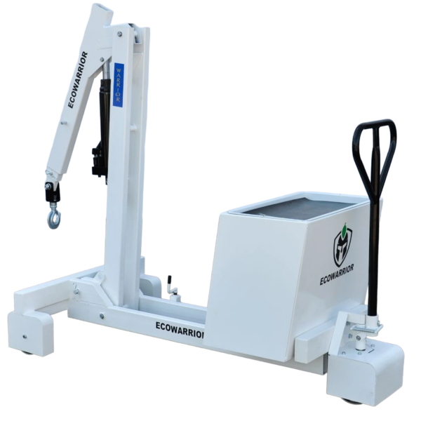 EcoWarrior WRTSB550 with jib arm folded
