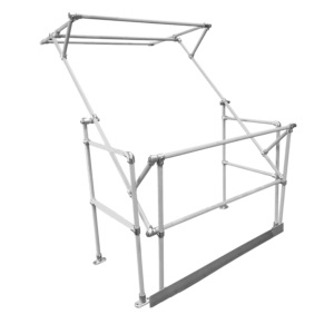 MezzBarriers Atlas 1500mm Mezzanine Safety Pallet Gate (Galvanised)