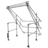 Mezz Barrier Delta Pallet Gate Raised