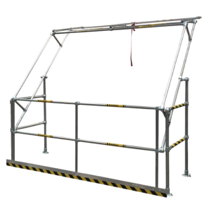 MezzBarriers Gamma Extra Wide Safety Pallet Gate (Galvanised)