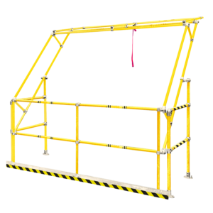 MezzBarriers Gamma Extra Wide Safety Pallet Gate (Safety Yellow)