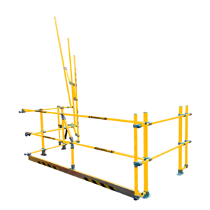 MezzBarriers Hi-Gate Universal Safety Pallet Gate – Custom Built