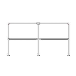 MezzBarriers 42.4mm Pedestrian Safety Barrier System – 1m-6m (Galvanised)