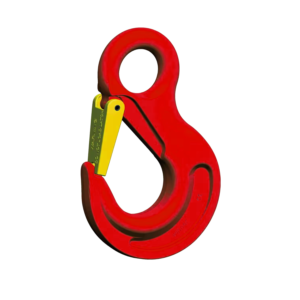 Pewag KWB HS Eye Sling Hook with Forged Safety Latch  High Strength Lifting Chain Hook - 1.12t to 31.5t WLL