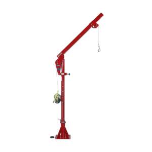 Thern Portable Lifting Davit Crane Ensign 5PA10-M1+ with Spur Gear Manual Winch and Base - up to 544kg WLL