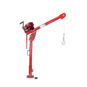 Thern Portable Lifting Davit Crane First Mate 5PF5-M2+ with Worm Gear Manual Winch and Base - up to 385kg WLL