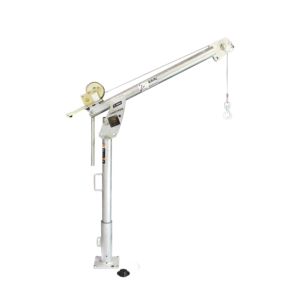Thern Portable Lifting Davit Crane First Mate 5PF5G-M1+ with Manual Winch and Base - up to 385kg WLL