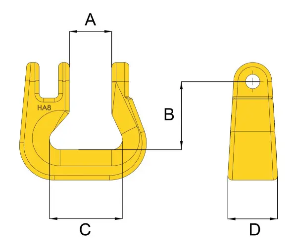 william hackett grade 8 round sling coupling
