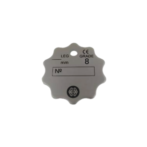 William Hackett Grade 8 Chain Sling ID Tag