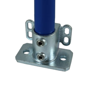 Interclamp D48-242 Handrail Tube Base Flange Bracket with Toe Fixing