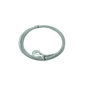 Tiger WWR Replacement Wire Rope for BHW & SF Winches (Safety Hook) - 4-8mm Diameter