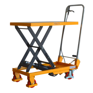 Warrior Eco Manually Operated Mobile Lift Table - 150kg to 1t WLL