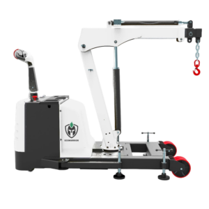 Warrior Electric Telescopic Slewing Mobile Jib Crane - 900kg WLL