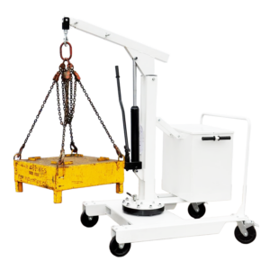 Warrior Semi-Electric Rotating MobileCrane with Telescopic Arm - 550kg WLL