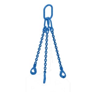 William Hackett Grade 10 Three Leg Chain Sling - 2m Standard Reach