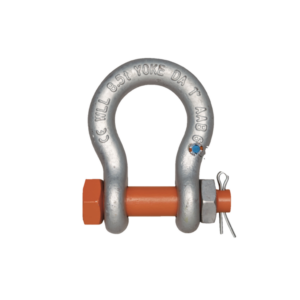Yoke Offshore DA 838 Dee Shackle Screw Pin with Safety Pin - 2t to 35t WLL