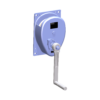 Haacon Type 220 wall mounted galvanised hand winch