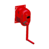 Haacon Type 220.2 2t wall mounted powder coated hand winch