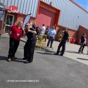 Lifting Gear Open Day brake time Manchester 