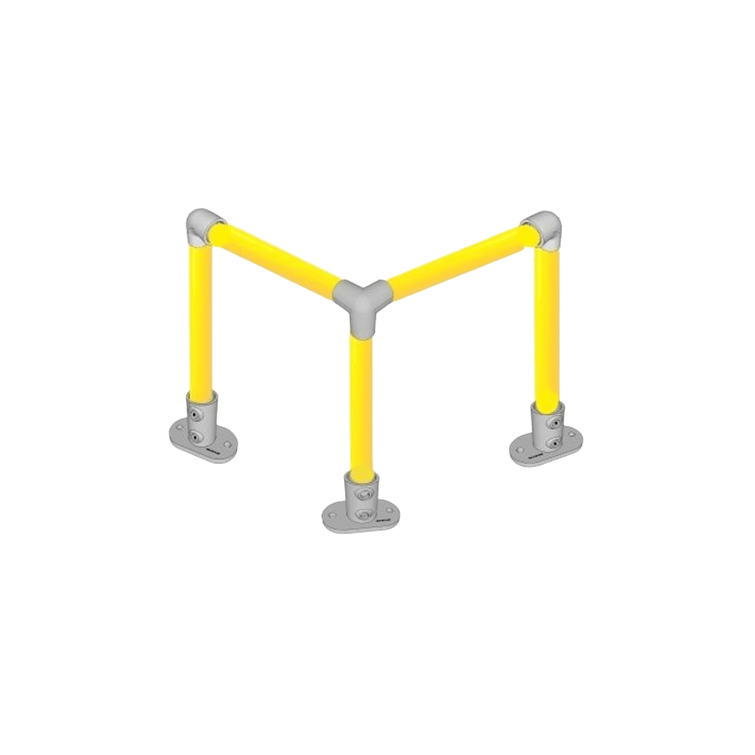 MezzBarriers Warehouse Corner Guard Barrier (Safety Yellow) - Lifting ...