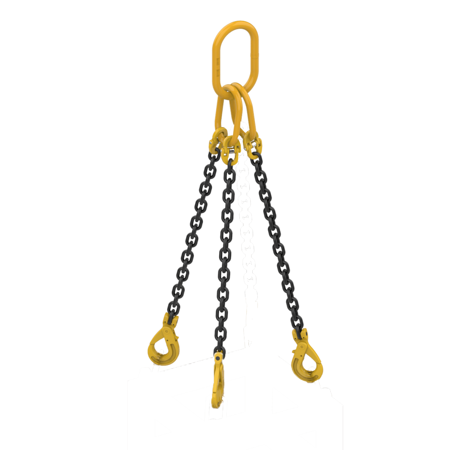 William Hackett Hack8 Grade 8 Three leg Chain Sling Assembly - 3.1t-67t ...